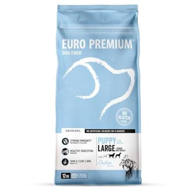 Euro Premium Puppy Large Chicken & Rice hondenvoer 12 kg Euro Premium Puppy Large Chicken & Rice hondenvoer 12 kg