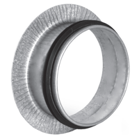 Flensbus (opschroefring) Ø180mm met afdichtingsrubber - thumbnail
