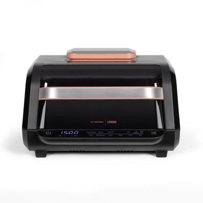 Olievrije frituurpan en grill - LIVOO - Livoo x Marmiton - DOC305 - 6 L - 1500-1700 W - 2 in 1 - 8 programma's - 4 verwarmingsstanden