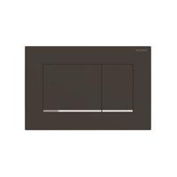 Geberit Sigma 20 (ex Sigma 30) bedieningspaneel mat zwart/chroom voor Sigma reservoirs 8cm (UP720) en 12cm (UP320) - thumbnail