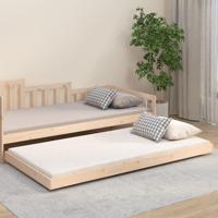 Bedframe zonder matras massief grenenhout 100x200 cm - thumbnail