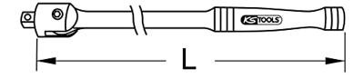 KS Tools 918.1801 9181801 Ratelgreep Aandrijving 3/4 (20 mm) 1030 mm 1 stuk(s)