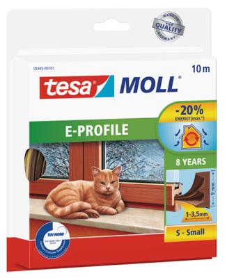 tesa E-PROFILE 05445-00101-00 Afdichtingstape tesamoll Bruin (l x b) 10 m x 9 mm 1 stuk(s) tesa E-PROFILE 05445-00101-00 Afdichtingstape tesamoll Bruin (l x b) 10 m x 9 mm 1 stuk(s)