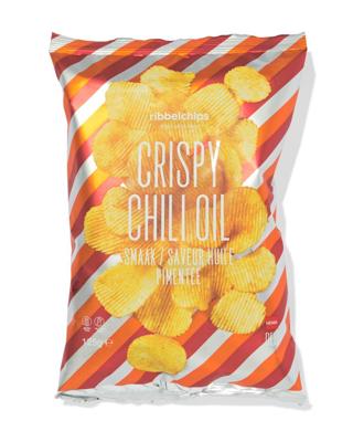 HEMA Ribbelchips crispy chili olie 125g