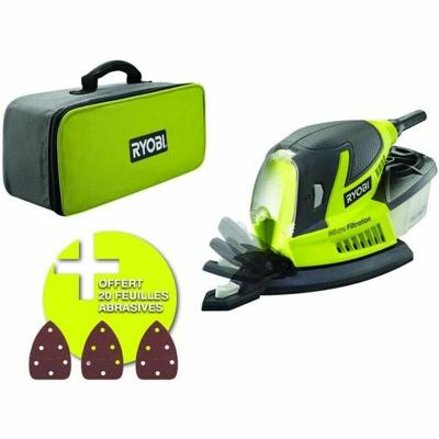 RYOBI Driehoekige schuurmachine 100 W + 20 schuurmiddelen