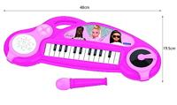 Barbie elektronische kinderpiano met lichteffecten en microfoon - thumbnail