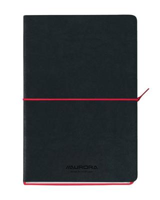 Notitieboek aurora tesoro a5 192blz lijn 80gr rood