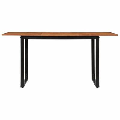 Eettafel 160x80x75 cm massief acaciahout Eettafel 160x80x75 cm massief acaciahout