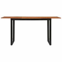 Eettafel 160x80x75 cm massief acaciahout - thumbnail