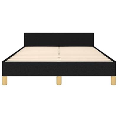 Bedframe zonder matras 120x190 cm stof zwart