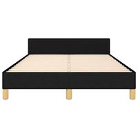 Bedframe zonder matras 120x190 cm stof zwart - thumbnail