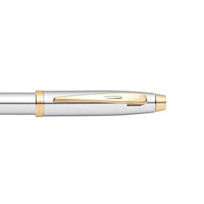 Sheaffer SF-E2934051 Balpen 100 Bright Chrome Gold Tone Sheaffer SF-E2934051 Balpen 100 Bright Chrome Gold Tone