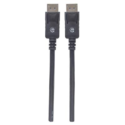Manhattan 306935-CG DisplayPort-kabel DisplayPort Aansluitkabel DisplayPort-stekker, DisplayPort-stekker 1.00 m Zwart - thumbnail