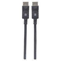 Manhattan 306935-CG DisplayPort-kabel DisplayPort Aansluitkabel DisplayPort-stekker, DisplayPort-stekker 1.00 m Zwart - thumbnail