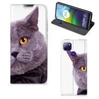 Motorola Moto G9 Power | Hoesje maken | Kat - thumbnail