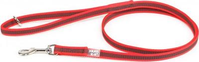 Antislip Hondenriem - 14mm x 1,2m - Met Handvat & O-ring - Rood