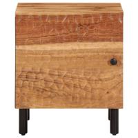 Nachtkastjes 2 st 40x33x46 cm massief acaciahout - thumbnail