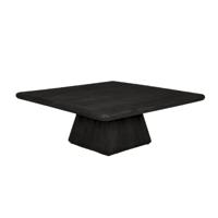 Tower Living Vierkante Salontafel 'Asti' Mangohout, 90 x 90cm, kleur Zwart - thumbnail