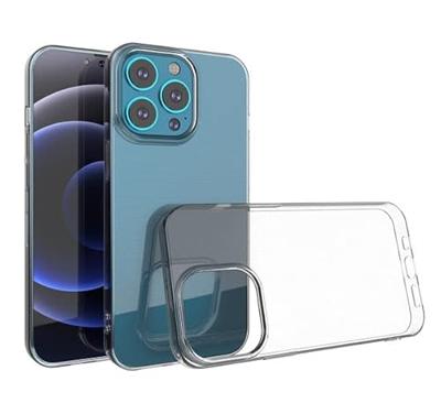 Casecentive Silicone case iPhone 13 Pro transparant