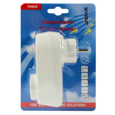 Scanpart universele stekkerdimmer LED 5-150W Scanpart universele stekkerdimmer LED 5-150W