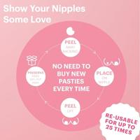 Booby Tape Silicone Nipple Covers - thumbnail