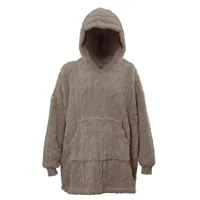 Hoodie Pleun Taupe One Size - thumbnail