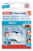 tesa POWERSTRIPS® Small Dubbelzijdig plakband Wit Inhoud: 14 stuk(s) - thumbnail