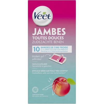 Veet Zijdezachte Benen Waxstrips - 10 Stuks Veet Zijdezachte Benen Waxstrips - 10 Stuks