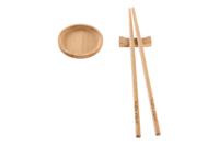 Sushi-set DKD Home Decor 24 x 0,5 x 0,5 cm Natuurlijk Orientaals - thumbnail