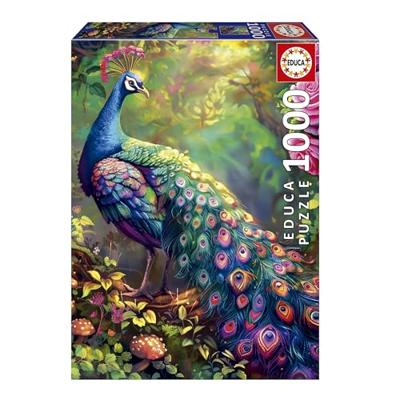 Puzzle - EDUCA - Giardino dei Pavoni - 1000 pezzi - 68x48 cm - Per adulti dai 12 anni in su