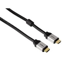 Hama HDMI Kabel 5 Sterren 1.8 m Zwart/Zilver - thumbnail