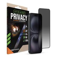 Striker D3O Xtreme Impact Privacy Glass Screen Protector - Black Frame - Apple iPhone 14 Pro/15/16 - thumbnail