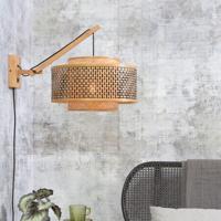 GOOD&MOJO Wandlamp 'Bhutan' Small, Ø50cm, Bamboe, kleur Naturel - thumbnail