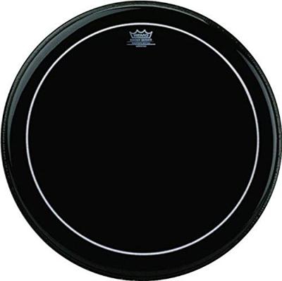 Remo ES-1624-PS Ebony Pinstripe 24 inch bassdrumvel
