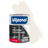 Wijzonol Dekkend Hoogglanslak 750 ml RAL 9010 - thumbnail