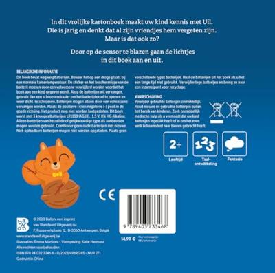 Lichtjesboek Uil is Jarig