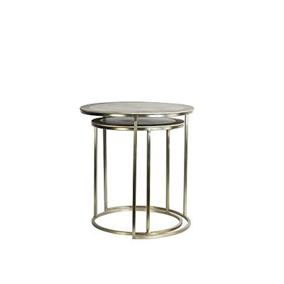 Light & Living Bijzettafel 'Talca' Set van 2 stuks, 40/50cm, kleur Lichtgoud