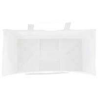 VidaXL Papieren zakken 250 st met hengsels 21x11x31 cm wit - thumbnail