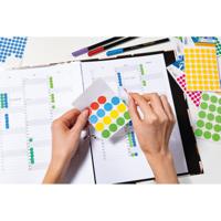 Etiket HERMA 1860 rond 12mm wit 240stuks - thumbnail