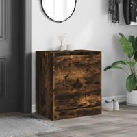VidaXL Schoenenkast 60x42x69 cm bewerkt hout gerookt eikenkleurig - thumbnail