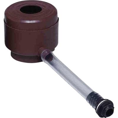 Regenton vulautomaat met bladvanger bruin