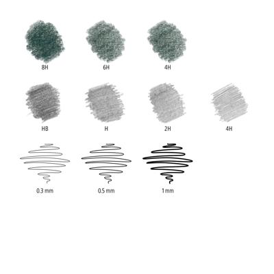 Staedtler schetsset, set van 12 stuks