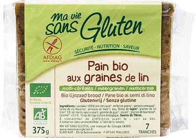 Ma Vie Sans Brood lijnzaad - glutenvrij - bio 375 Gram
