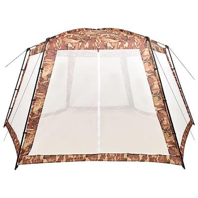 VidaXL Zwembadtent 660x580x250 cm stof camouflage