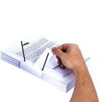 Bankers Box archiefbinder D-Clip blauw, doos van 100 stuks - thumbnail