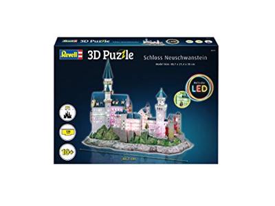 Revell 3D Puzzle Schloss Neuschwanstein met LED verlichting Revell 3D Puzzle Schloss Neuschwanstein met LED verlichting