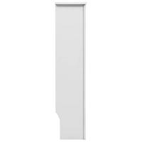 Radiatorombouw 152x19x81,5 cm MDF wit - thumbnail