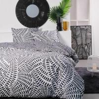 Tweepersoonsbedset -TODAY - 240x200 cm - 100% Katoen - Zwart en Wit - thumbnail