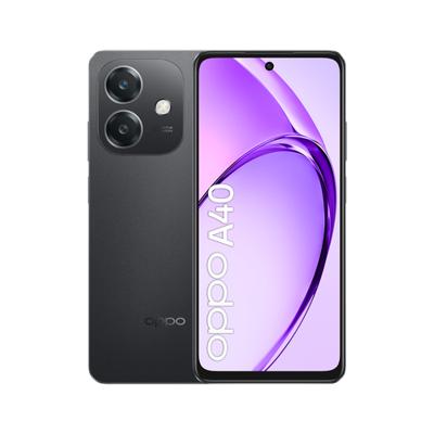 OPPO A40 Smartphone, zonder SIM-Lock, 8 GB (4 GB + 4 GB, 128 GB, HD+-LCD-display, 17,9 cm (6,7 inch), camera 50 + 2 + 8 MP, Android, batterij 5100 mAh, snel opladen, 45 W, zwart
