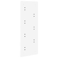 Wandgemonteerde kapstok Wit 30 x 1.5 x 80 cm Bewerkt hout - thumbnail